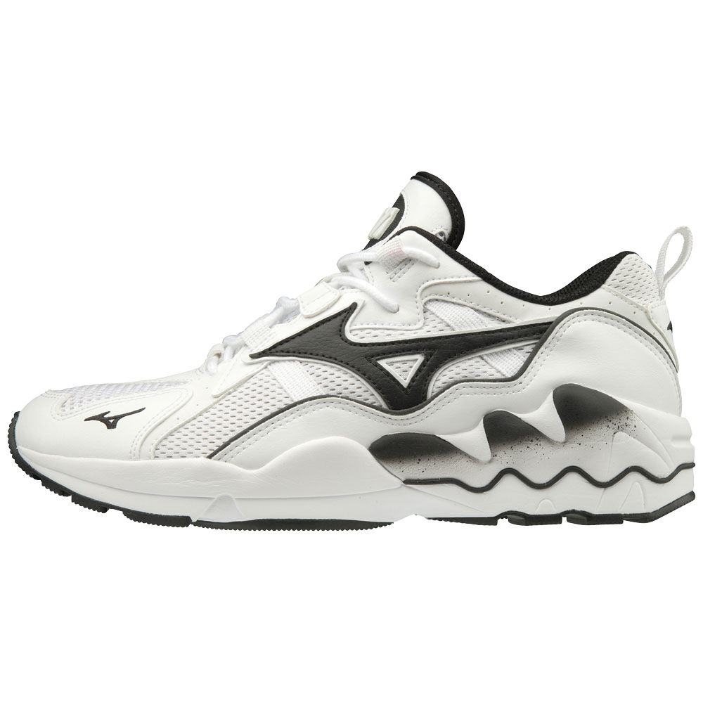 Tênis Mizuno WAVE RIDER 1 - Homem - Branco/Pretas - SEXMY5017